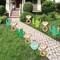 Big Dot of Happiness Final Fiesta - Diamond Ring and Cactus Lawn Decorations - Outdoor Last Fiesta Bachelorette Party Yard Decorations - 10 Piece